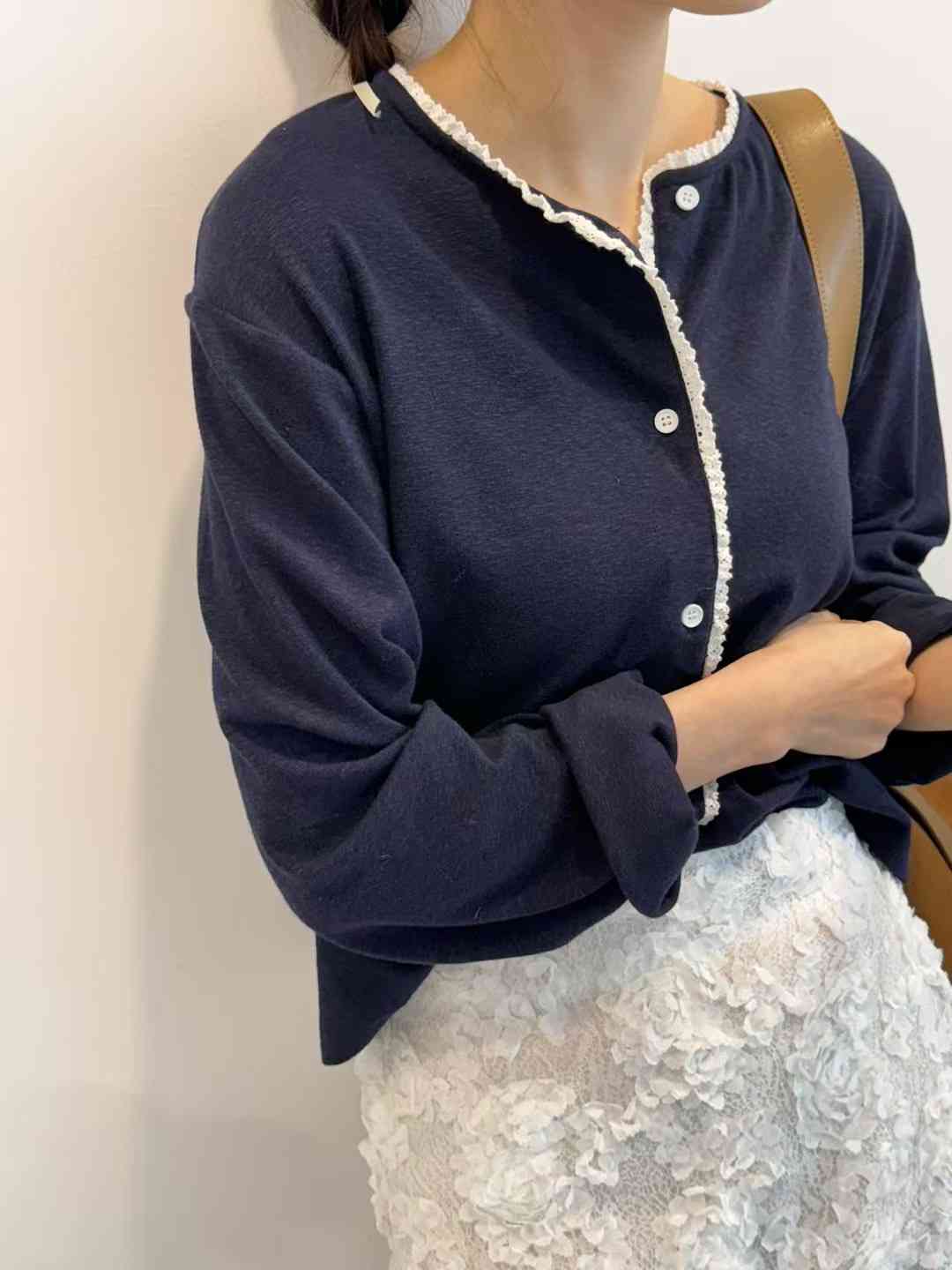 LEREVE-OT東大門直郵女裝新品人氣真品25春夏休閑推薦針織衫LEREVE針織衫