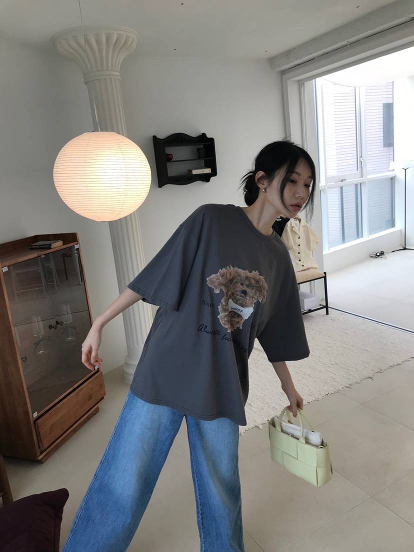 ME MO東大門實拍女士新品真品推薦時尚職業休閑熱賣25春夏T恤ME MOT恤