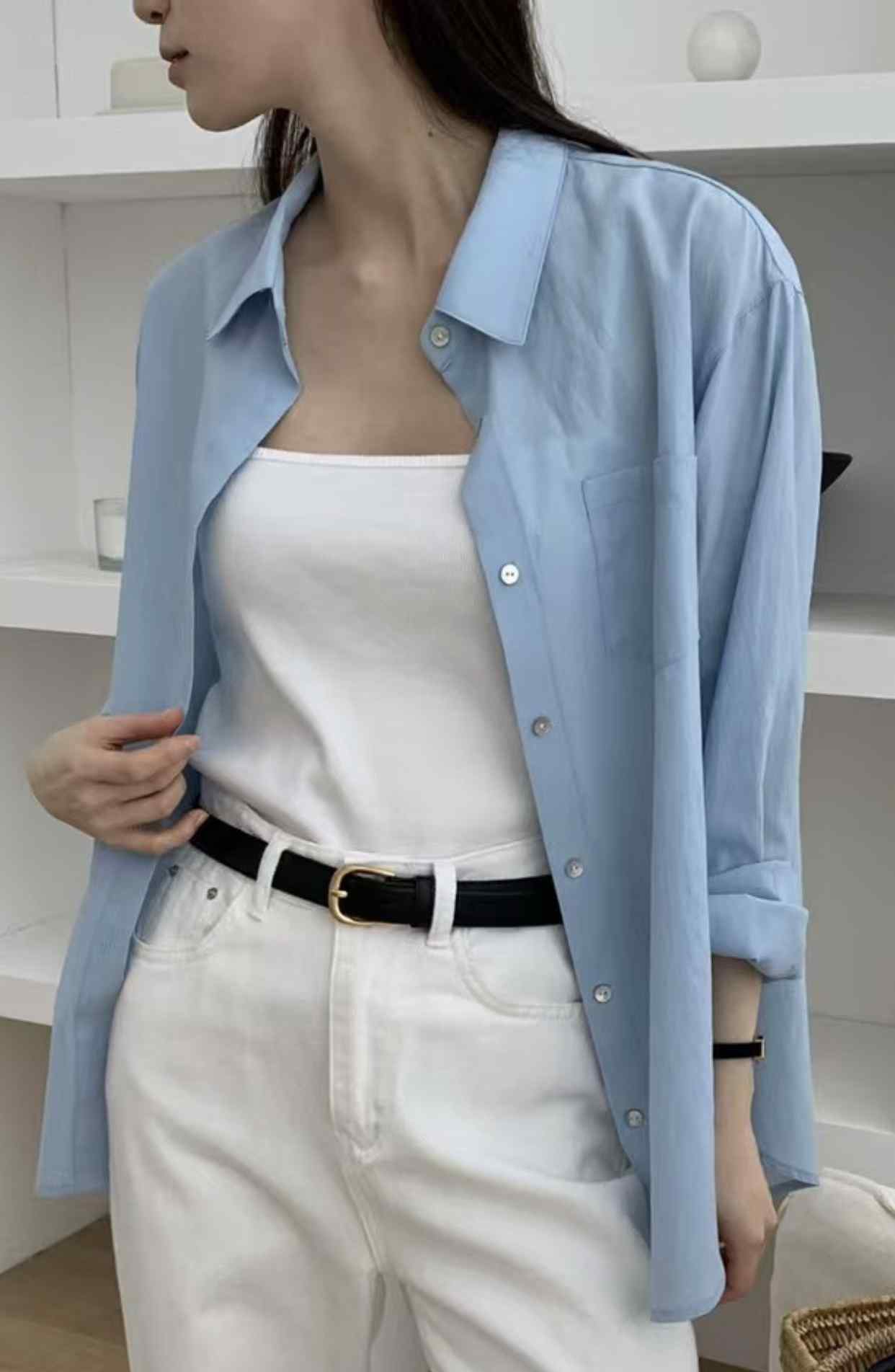 MOOD BEIGE東大門直郵女士新品推薦真品人氣休閑襯衫蕾絲衫MOOD BEIGE襯衫/蕾絲衫