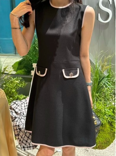 AWESOME-L韓國代購女士新品時尚真品休閑25春夏人氣連衣裙AWESOME-L連衣裙