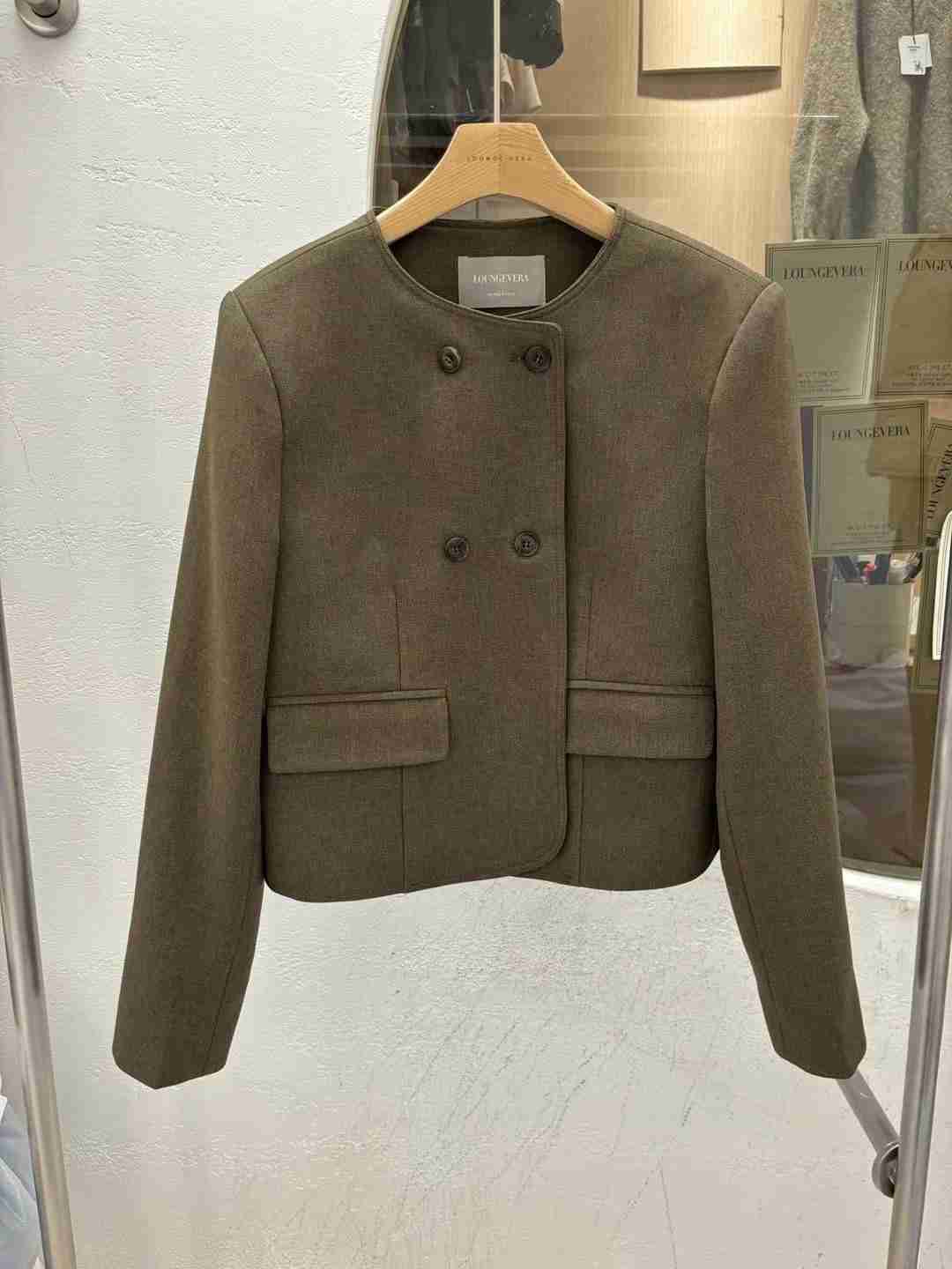 LOUNGE VERA韓國代購女士新品時尚休閑職業熱賣真品人氣夾克LOUNGE VERA-2件訂夾克