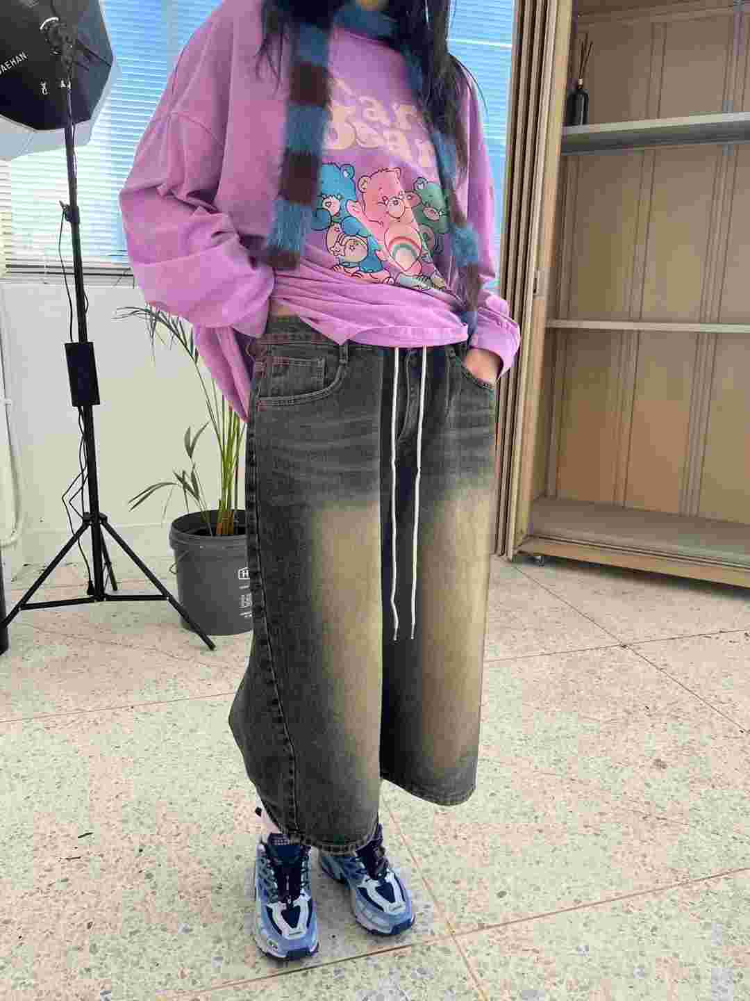 SYNDROME-T直郵韓國代購㊣女裝新品人氣職業25春夏休閑短褲SYNDROME短褲