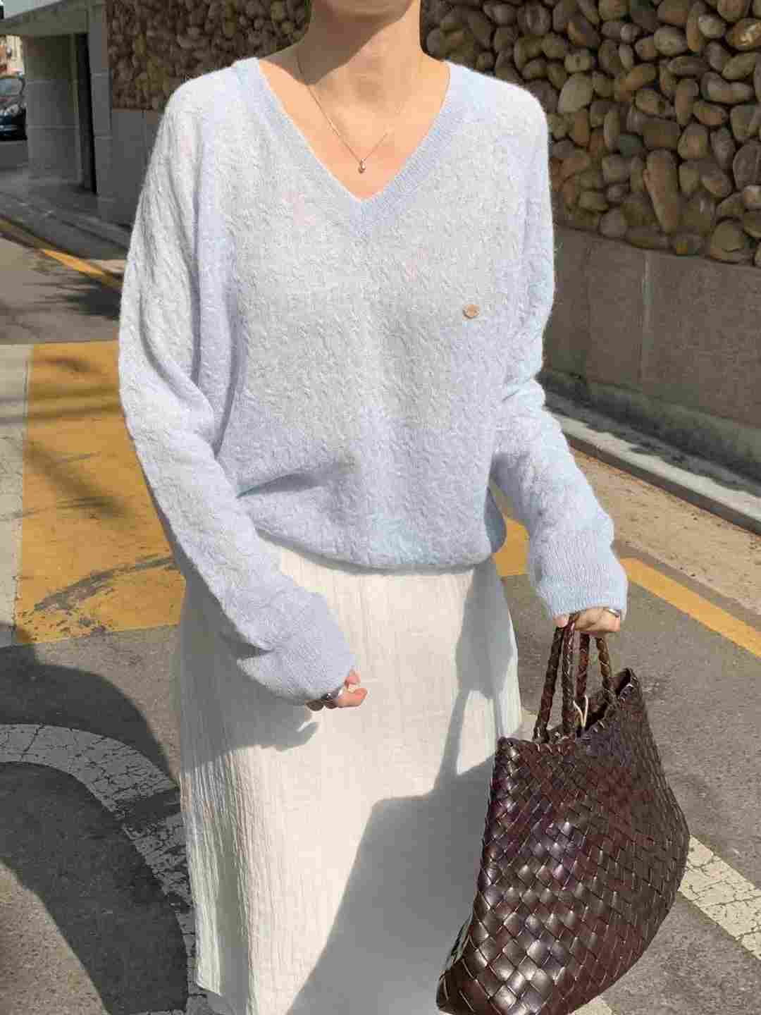 SIGNATURE韓國直郵㊣女裝新款職業人氣25春夏推薦熱賣針織衫SIGNATURE針織衫