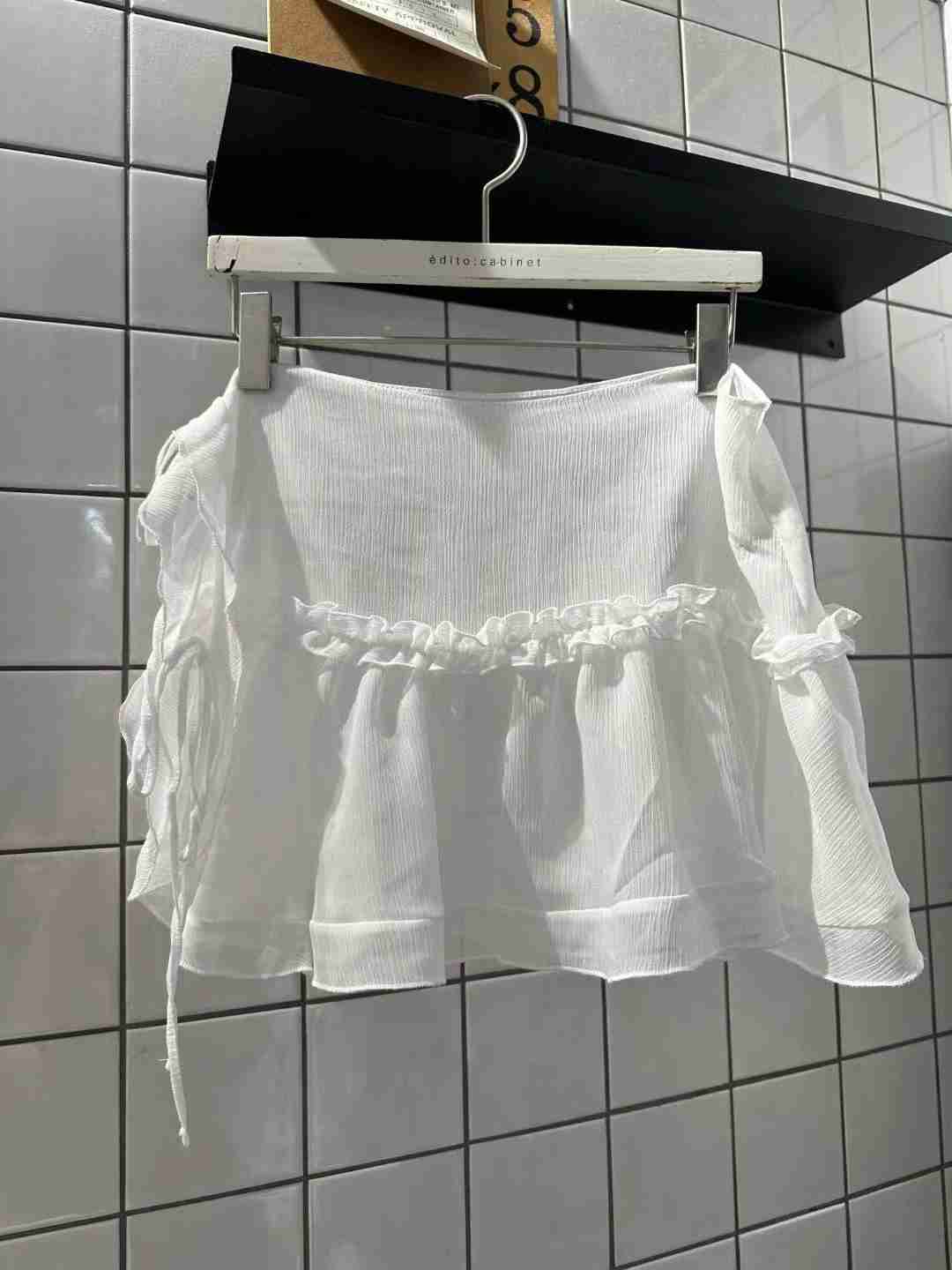 MYCABINET直郵韓國代購㊣女裝新品推薦人氣職業熱賣25春夏短裙MYCABINET短裙