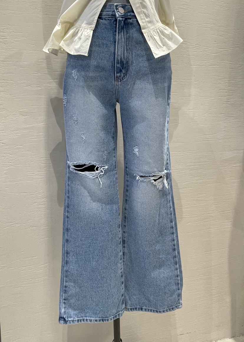 HI HIGH韓國直郵女裝新品人氣職業25春夏推薦時尚真品牛仔褲SEESTAR/hi high牛仔褲
