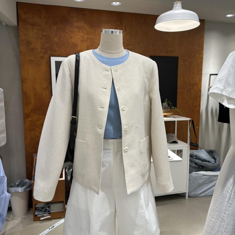 BOUTIQUE SEOUL-P東大門直郵女士新品推薦25春夏職業夾克But ton/BOUTIQUE SEOUL夾克
