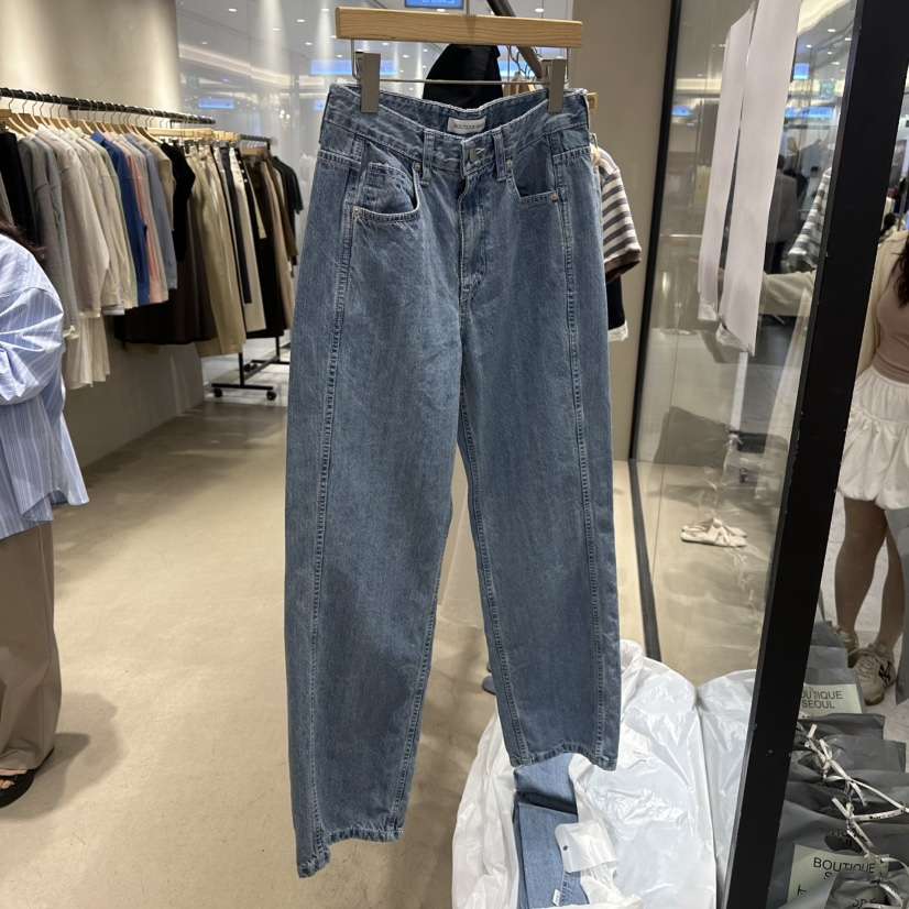 BOUTIQUE SEOUL-P東大門實拍女士新款真品時尚25春夏牛仔褲But ton/BOUTIQUE SEOUL牛仔褲