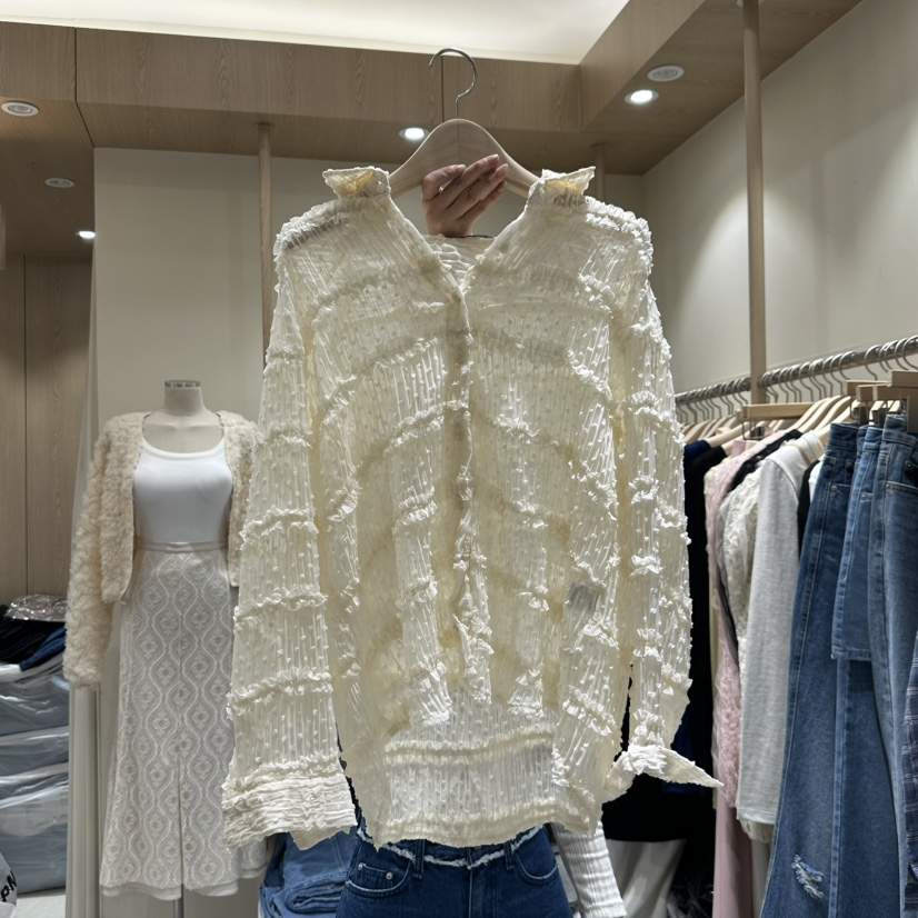 VINTAGE VIBE東大門實拍女裝新品職業人氣25春夏襯衫蕾絲衫VINTAGE VIBE襯衫/蕾絲衫