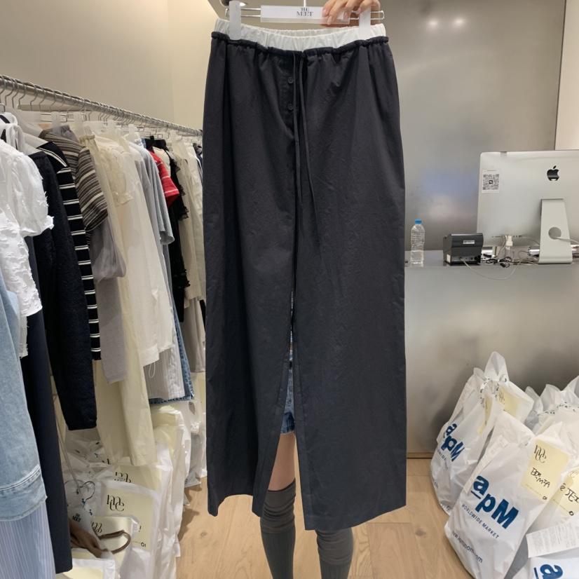 MEET ME韓國代購女士新品推薦人氣職業時尚真品25春夏休閑褲MEET ME休閑褲