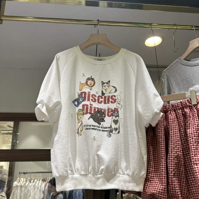 BE&amp;BE韓國代購女裝新品時尚人氣職業熱賣25春夏真品衛衣BE&be衛衣