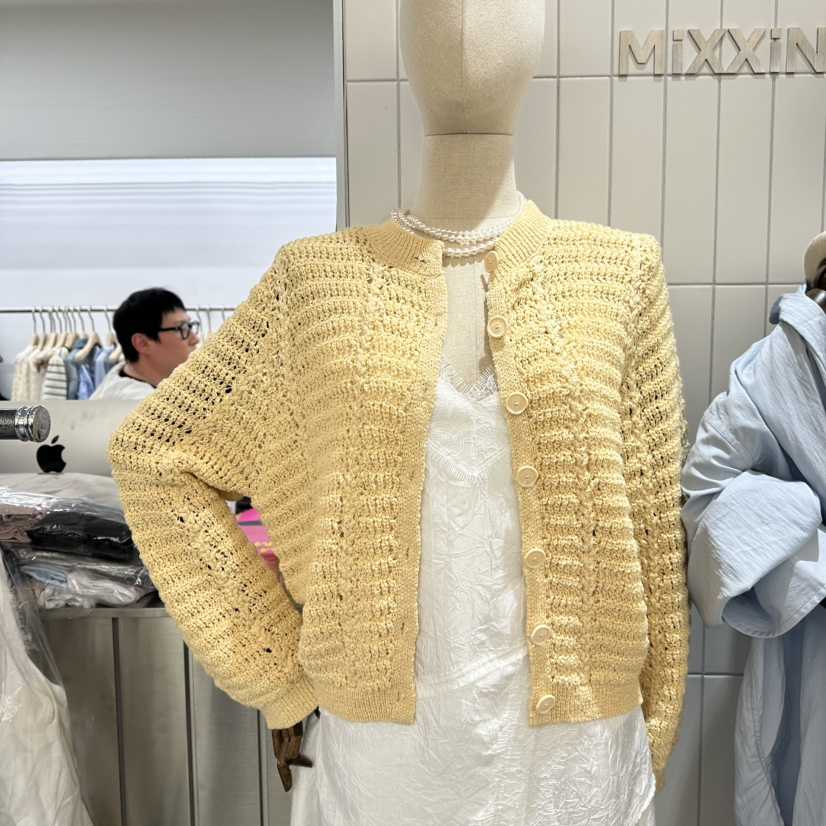 MIXXIN韓國代購女裝新品人氣熱賣職業25春夏時尚真品針織衫MIXXIN針織衫