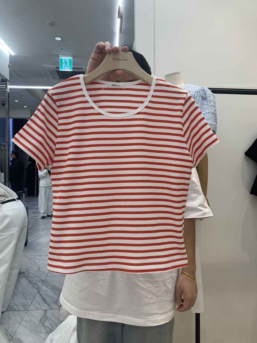 FILLMOR東大門直郵女士新品熱賣推薦25春夏時尚人氣T恤條紋FILLMORT恤