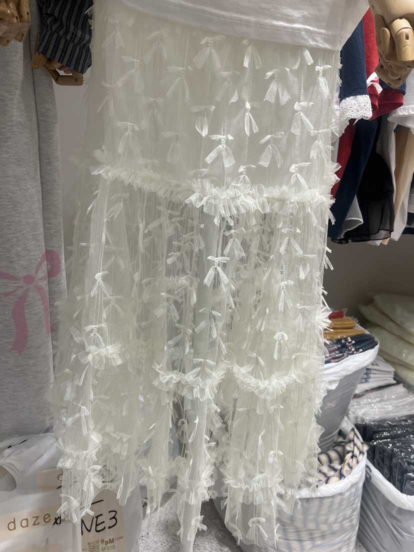 PARSLEY直郵韓國代購㊣女裝新款推薦25春夏熱賣時尚長裙蝴蝶結Daze長裙