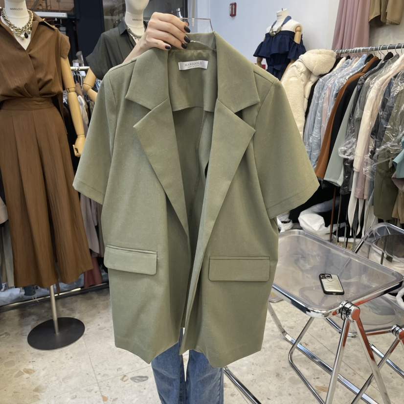 MARIGOLD直郵韓國代購㊣女裝新品25春夏休閑人氣時尚推薦夾克MARIGOLD夾克