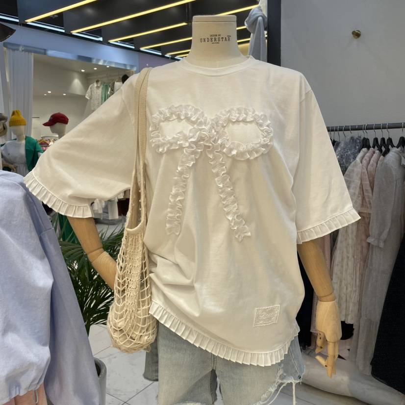 UNDERSTAR_VINTAGE韓國直郵㊣東大門實拍女裝新品時尚25春夏T恤UNDERSTAR_VINTAGET恤