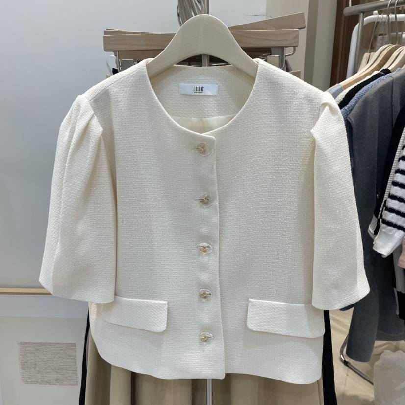J&amp;C韓國直郵㊣女裝新品休閑推薦人氣職業25春夏熱賣夾克J&C/J.BLANC夾克