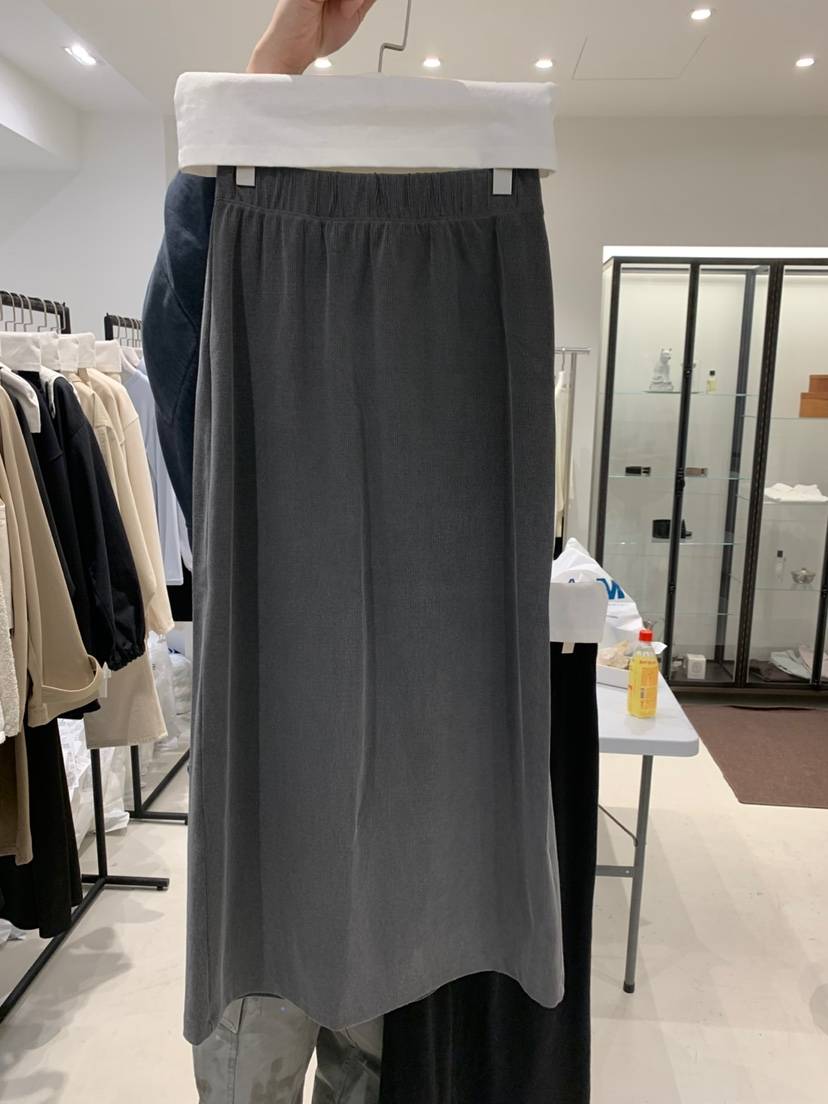THE BRUNCH韓國直郵㊣東大門實拍女裝新品推薦25春夏長裙羅紋THE BRUNCH長裙