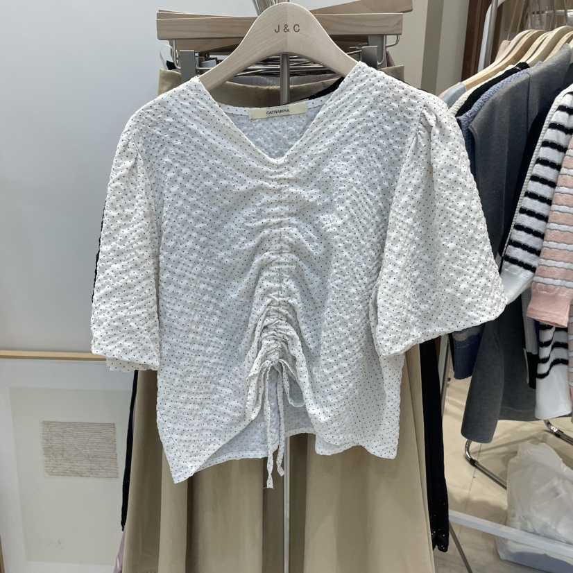 J&amp;C直郵韓國代購㊣女裝新品人氣熱賣休閑職業襯衫蕾絲衫J&C/J.BLANC襯衫/蕾絲衫