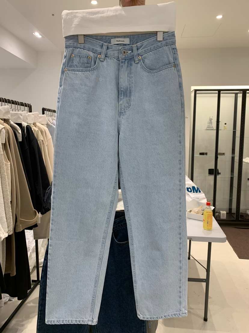 THE BRUNCH直郵韓國代購㊣女裝新品25春夏職業人氣推薦牛仔褲THE BRUNCH牛仔褲