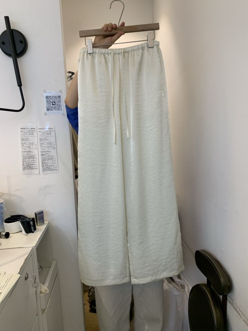 OUVIR韓國直郵㊣東大門實拍女裝新品25春夏推薦休閑休閑褲綁帶O.V.R/OUVIR休閑褲