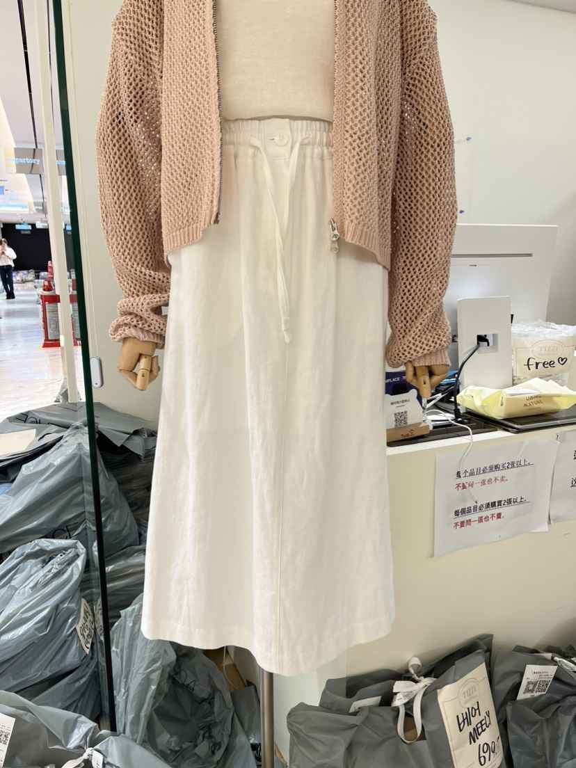 TIZZI韓國直郵㊣女裝新品職業熱賣人氣推薦25春夏半身裙中短裙TIZZI半身裙/中短裙