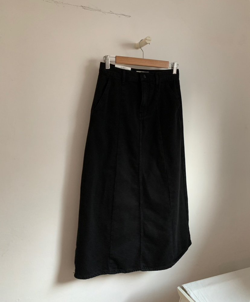A Flan直郵韓國代購㊣女裝新品職業25春夏時尚推薦人氣長裙AFN/A Flan長裙