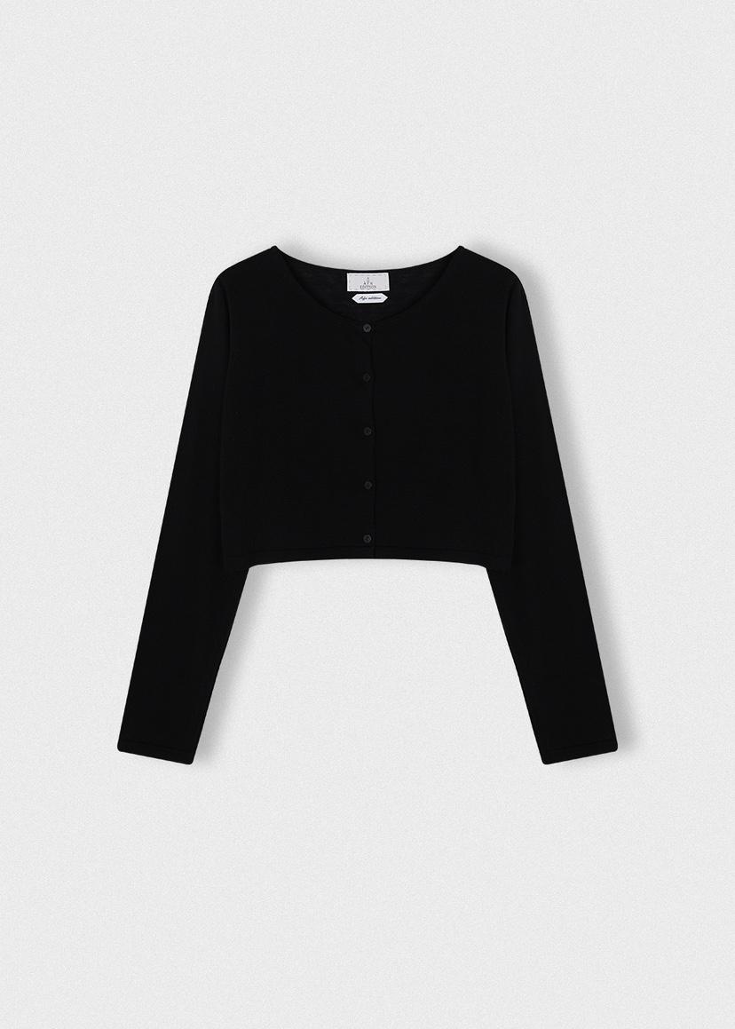 A Flan直郵韓國代購㊣女裝新品25春夏時尚針織衫短款針織亞麻AFN/A Flan針織衫