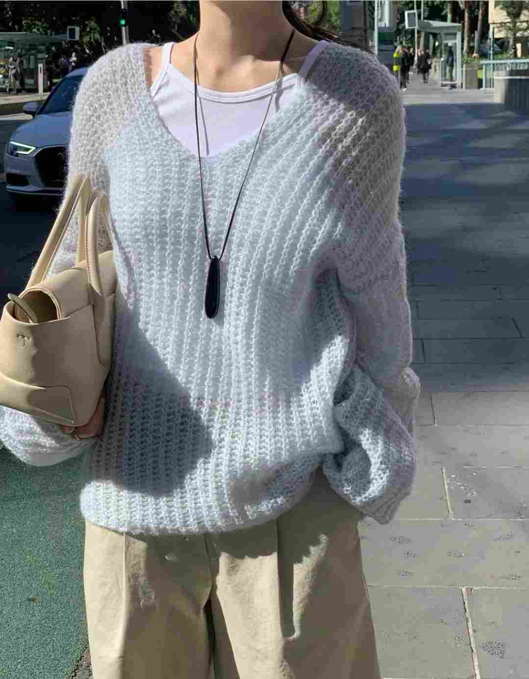 WEARRAW韓國直郵㊣東大門實拍女裝新品時尚休閑25春夏針織衫WEARRAW針織衫