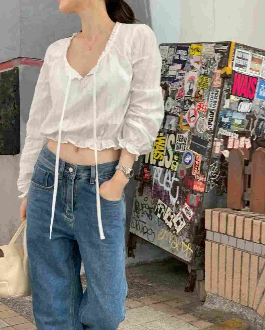 WEARRAW韓國直郵㊣女裝新款25春夏時尚人氣推薦熱賣襯衫蕾絲衫WEARRAW襯衫/蕾絲衫