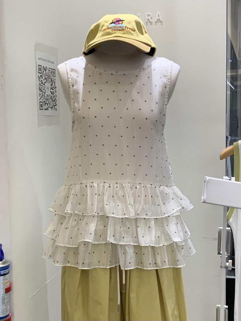 VAARA韓國㊣直郵東大門代購女裝新品職業推薦熱賣25春夏吊帶背心VAARA吊帶/背心