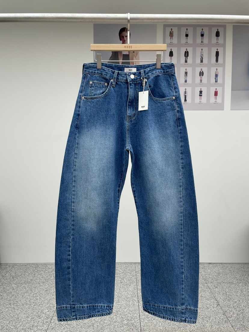 MADE-P直郵韓國代購㊣女裝新品25春夏職業推薦熱賣人氣牛仔褲MADE-P牛仔褲