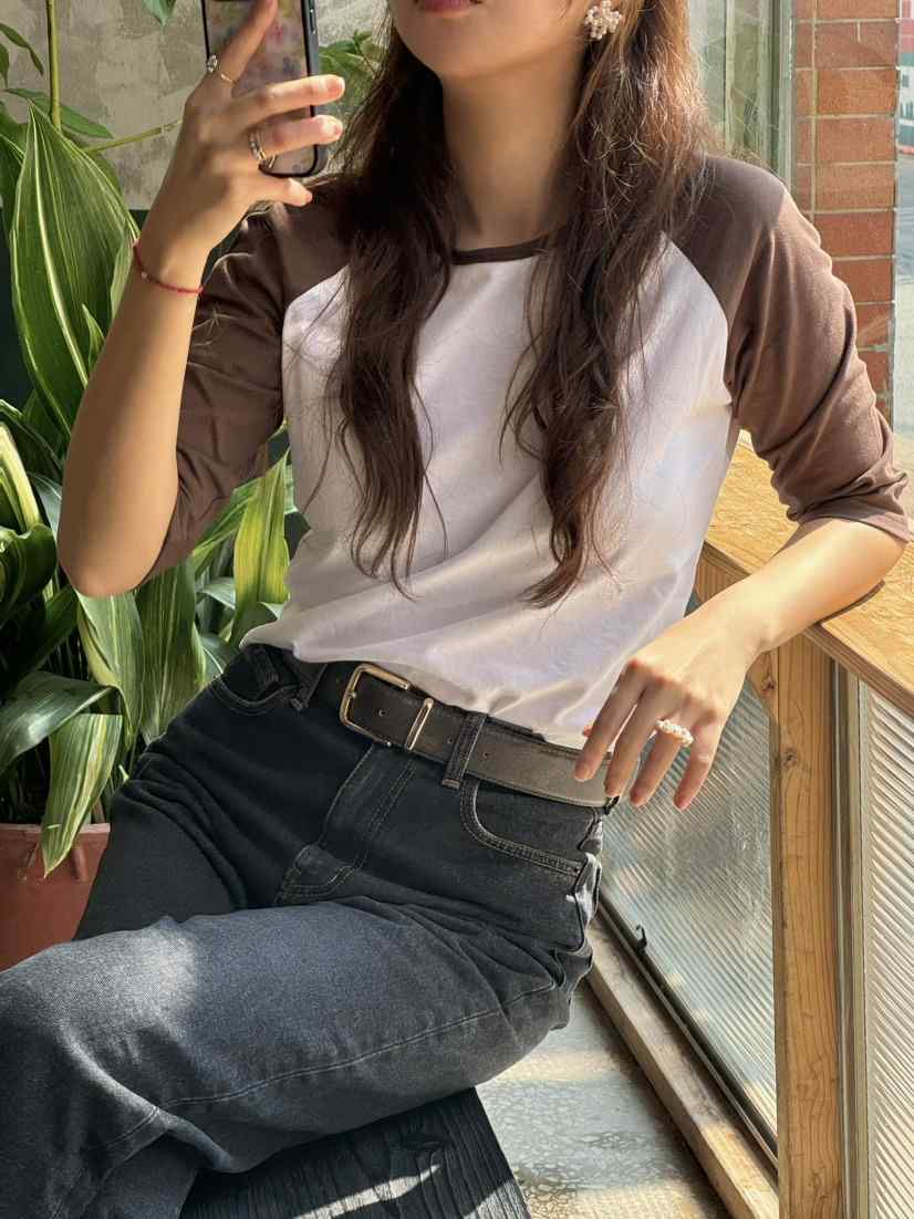 OUPPT直郵韓國代購㊣女裝新款25春夏推薦休閑職業熱賣人氣T恤OUPPTT恤