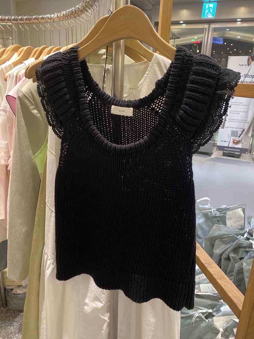 SOF韓國直郵㊣東大門實拍女裝新品人氣職業時尚熱賣25春夏針織衫SOF針織衫
