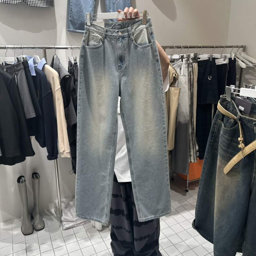 ZIPPER直郵韓國代購㊣女裝新品熱賣休閑人氣職業25春夏牛仔褲ZIPPER牛仔褲