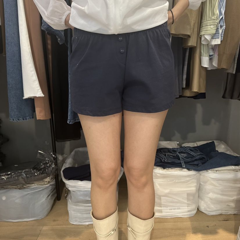 FLAMME TOIT韓國㊣直郵東大門代購女裝新品熱賣休閑短褲復古FLAMME TOIT短褲