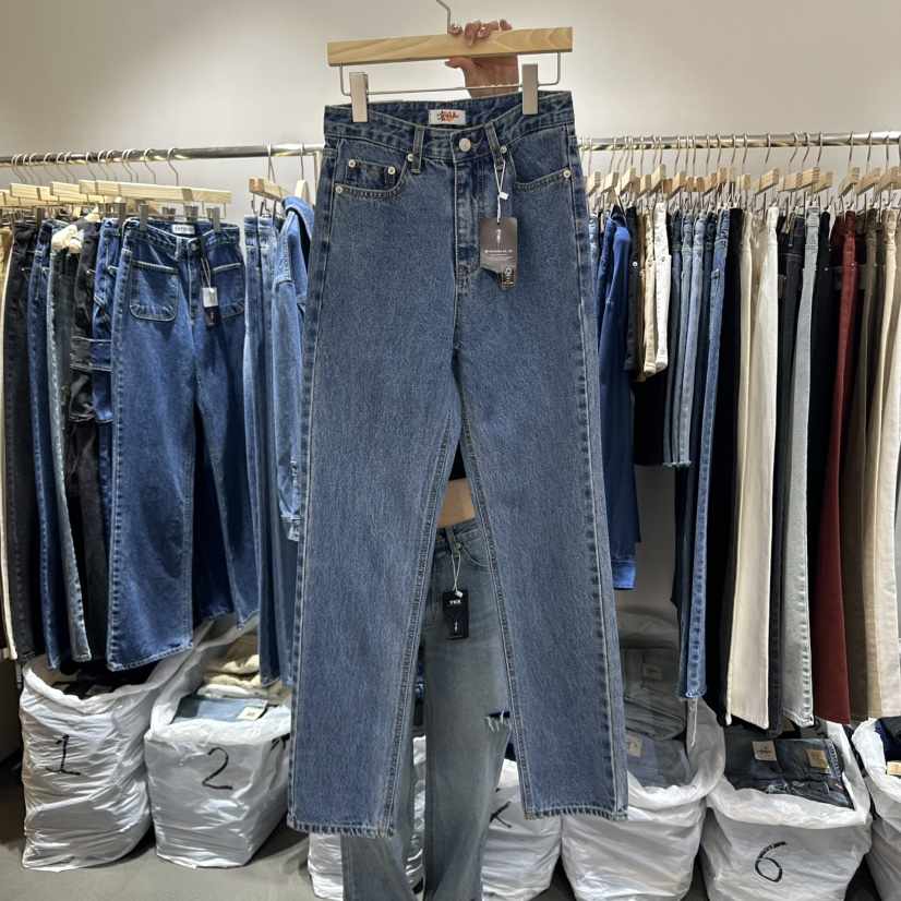 L'ETOILE韓國直郵㊣東大門實拍女裝新品熱賣25春夏推薦牛仔褲L'ETOILE牛仔褲