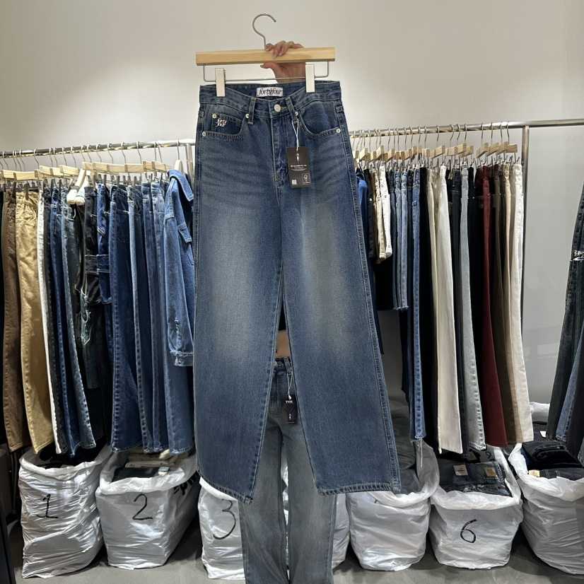 L'ETOILE韓國直郵㊣女裝新品休閑推薦熱賣人氣職業時尚牛仔褲L'ETOILE牛仔褲