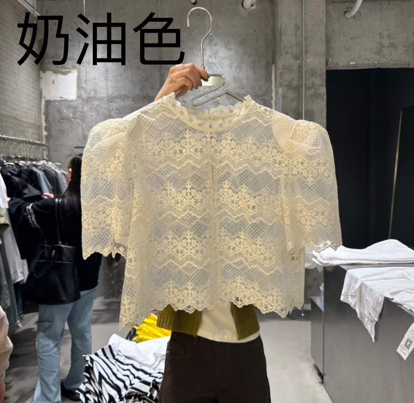 JUNI韓國直郵㊣東大門實拍女裝新款人氣25春夏熱賣襯衫蕾絲衫my juni襯衫/蕾絲衫