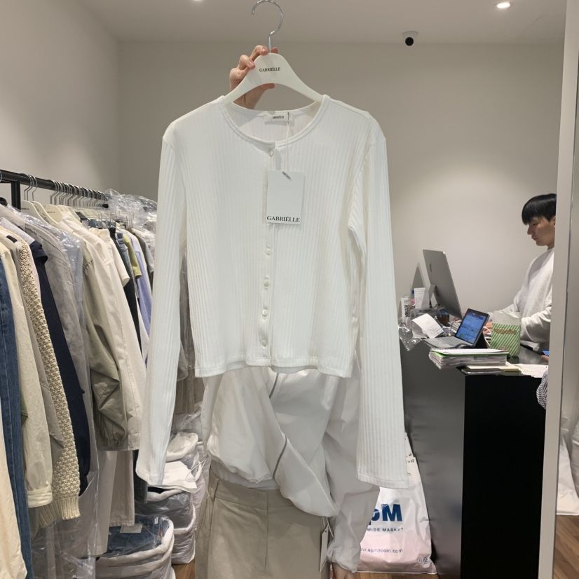GABRIELLE韓國直郵㊣東大門實拍女裝新品人氣時尚25春夏針織衫GABRIELLE針織衫