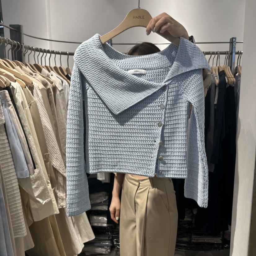 HABLE韓國直郵㊣女裝新款時尚人氣職業休閑熱賣推薦25春夏針織衫HABLE針織衫