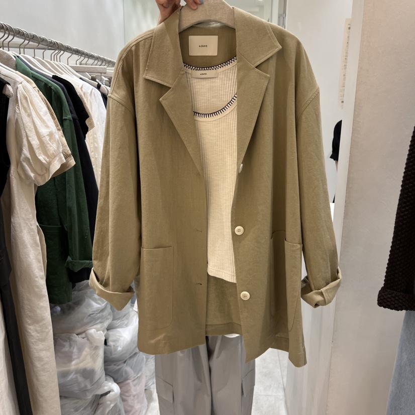 ASOME韓國直郵㊣東大門實拍女裝新款推薦熱賣時尚夾克不含內搭A.SOME夾克