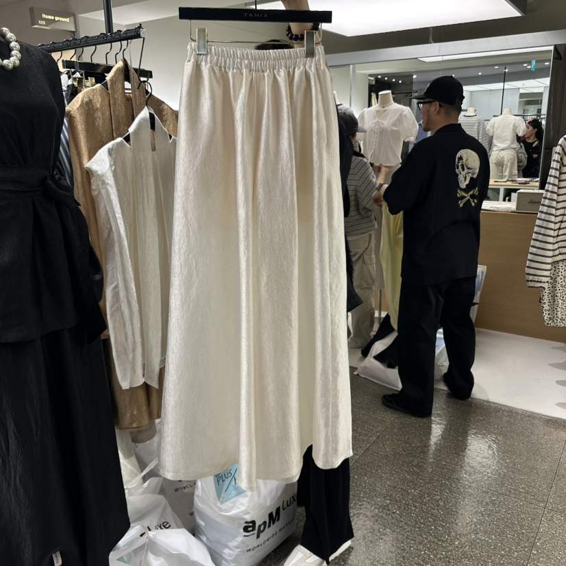 CLOP韓國直郵㊣女裝新品推薦熱賣休閑人氣25春夏時尚長裙喇叭TANIA長裙