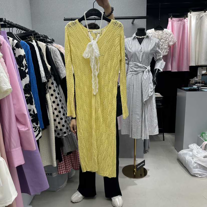 CLOP韓國直郵㊣東大門實拍女裝新品人氣推薦休閑連衣裙開衫TANIA連衣裙
