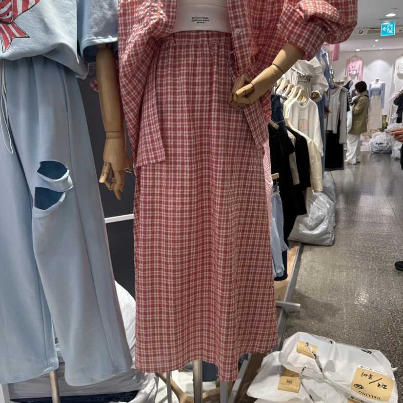 DELLING韓國㊣直郵東大門代購女裝新品時尚休閑推薦熱賣長裙DELLING長裙