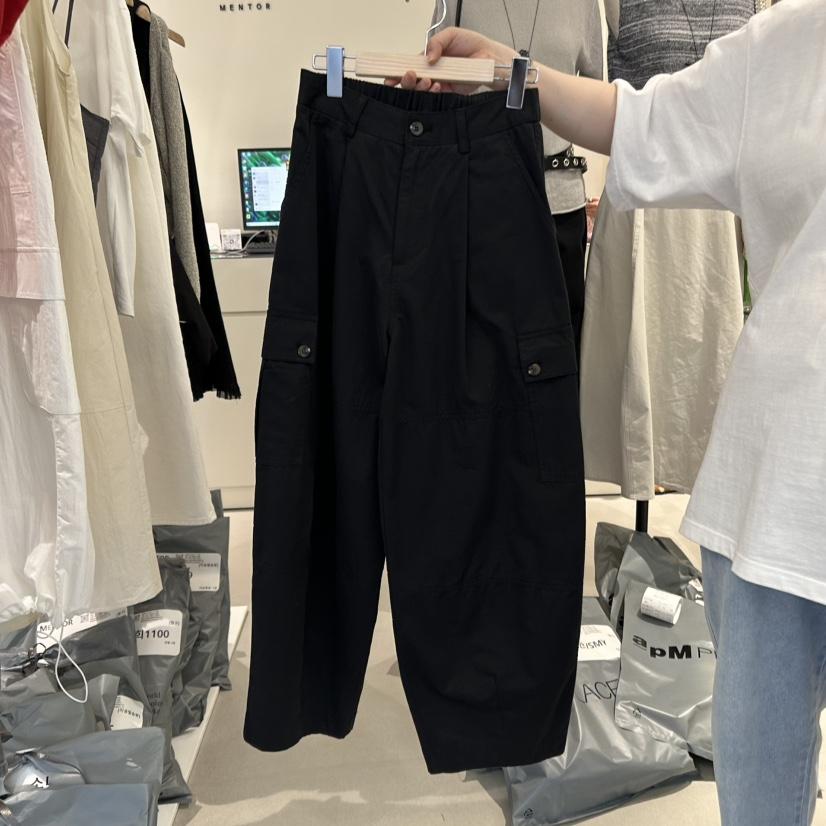 MENTOR韓國直郵㊣東大門實拍女裝新款推薦25春夏時尚休閑褲MENTOR休閑褲