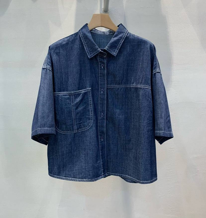 THE SIL直郵韓國代購㊣女裝新品熱賣時尚推薦休閑襯衫蕾絲衫THE SIL/1 2ILLY襯衫/蕾絲衫