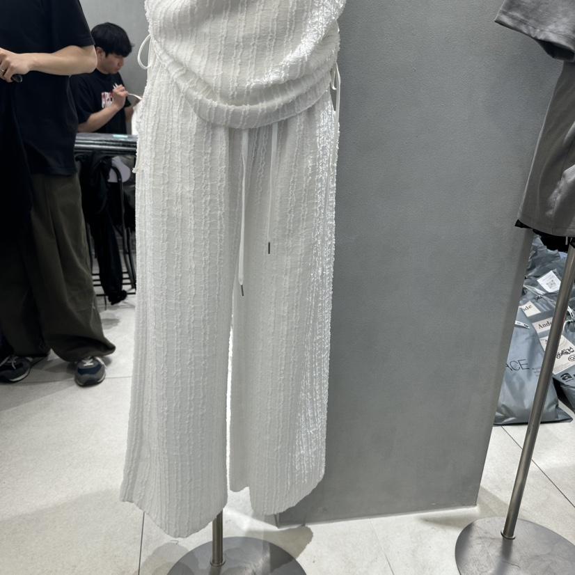 ANDE直郵韓國代購㊣女裝新款熱賣25春夏時尚人氣休閑褲流蘇ANDE休閑褲