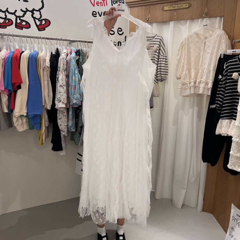 VENTI東大門代購女士新款熱賣25春夏推薦時尚職業人氣連衣裙VENTI連衣裙