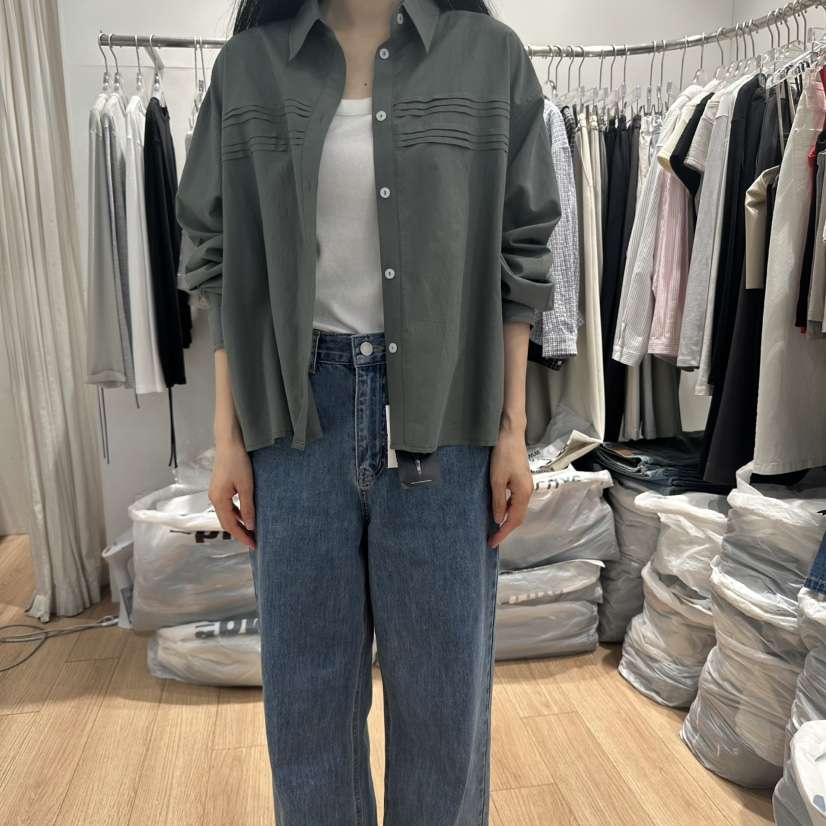 STORIES韓國直郵㊣東大門實拍女裝新品休閑熱賣時尚襯衫蕾絲衫STORIES襯衫/蕾絲衫