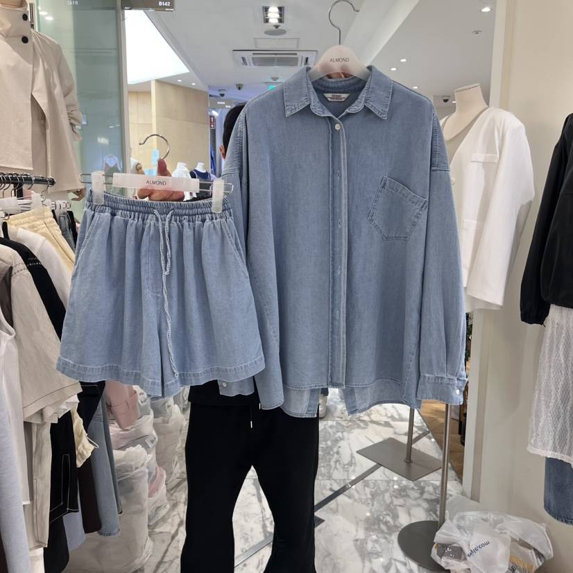 ALMOND直郵韓國代購㊣女裝新款推薦休閑人氣時尚熱賣套裝套裝ALMOND套裝